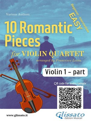 cover image of Violin 1 part of "10 Romantic Pieces" for Violin Quartet